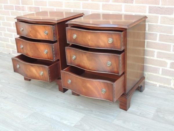 Image 9 of Pair of Bevan Funnell Bedside Chests (UK Delivery)