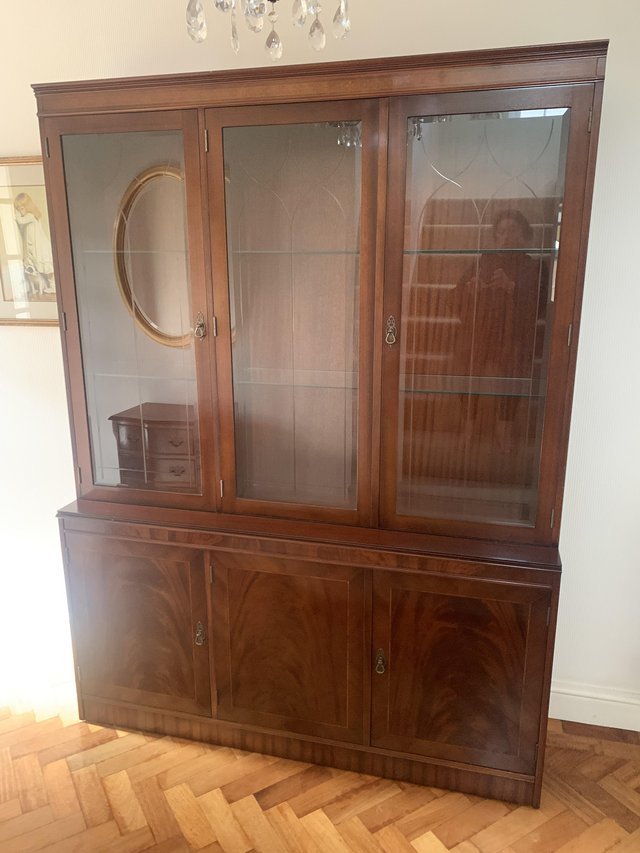 Preview of the first image of Mahogany display cabinet.