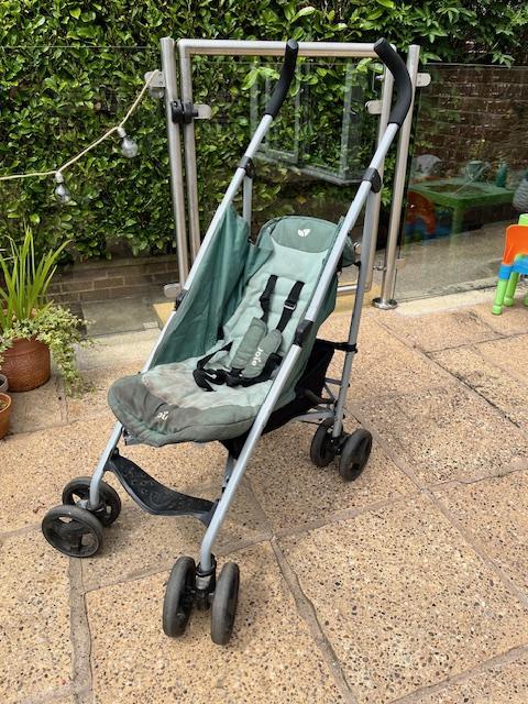 Preview of the first image of Joie pram in laurel green.