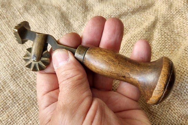 Image 1 of Rare Double Brass Pastry Jigger