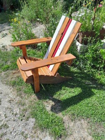 Image 3 of Garden chair made from recycled wood.