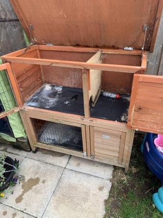 Image 6 of Guinea pig double hutch