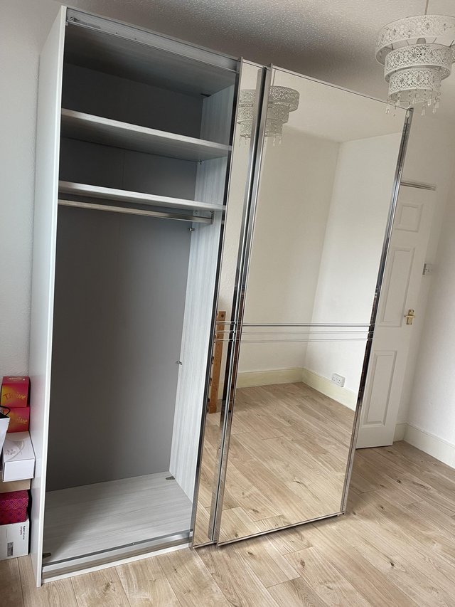Preview of the first image of Large Sliding Door Mirrored Wardrobe.