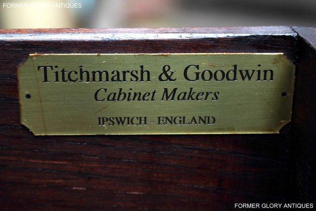Image 54 of A TITCHMARSH AND GOODWIN OAK WINE CUPBOARD DRINKS CABINET
