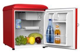 Preview of the first image of CHIQ RED MINI TABLETOP FRIDGE-ICEBOX-46L-7 TEMP CONTROLS-FAB.