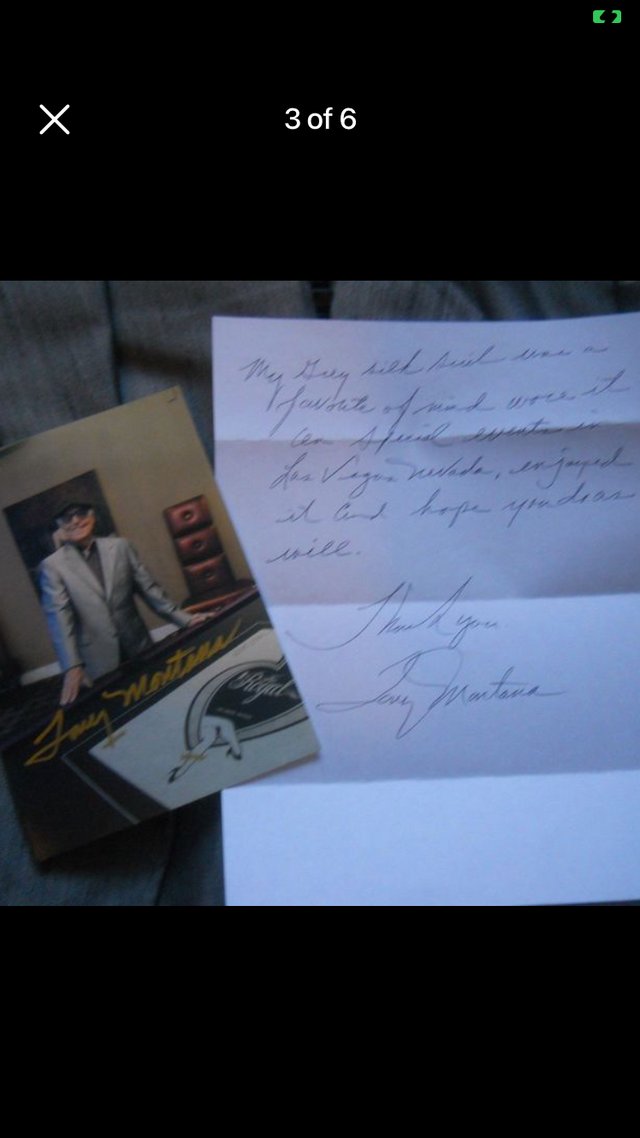 Preview of the first image of Tony Montana CASINO signed autograph personal owned and worn.