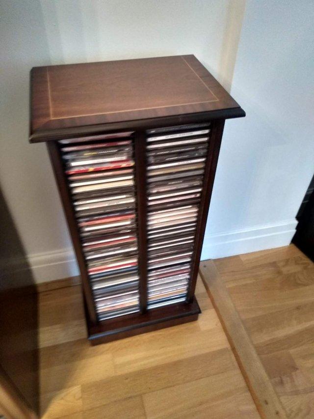 Preview of the first image of 80 CD Capacity Storage unit in Mahogany.