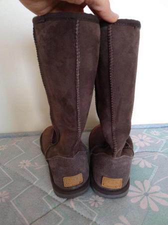 Image 2 of Just Sheepskin Brown Ladies Boots Size UK 5