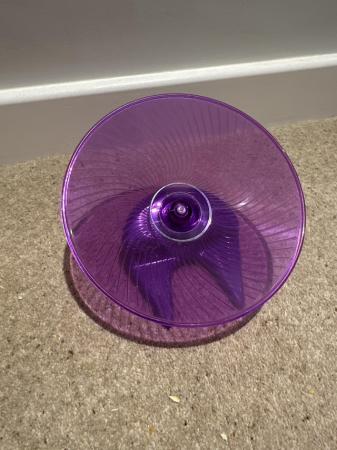 Image 1 of Purple silent hamster wheel
