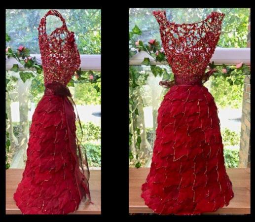 Image 1 of Gina Fratini Owned Vintage 2ft/69cm Handmade Display Dress