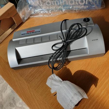 Image 2 of New in box. Detroit Home Security A4 laminator.