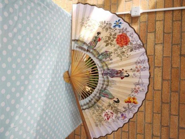 Image 1 of Huge Japanese-style decorative fan for sale