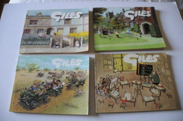 Preview of the first image of Four Vintage Giles Cartoon Annuals.