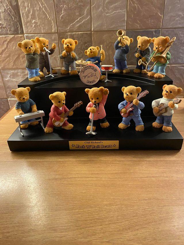 Preview of the first image of Danbury Mint Cliff Richard Rock & Roll Bears.