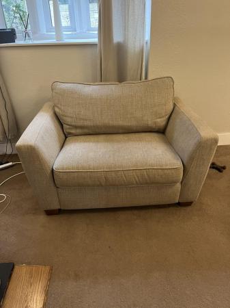 Image 1 of DFS 3&2 seater sofa with footstool