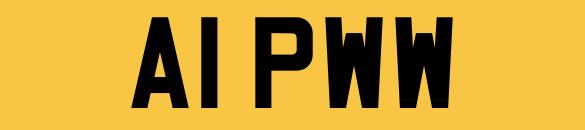 Image 1 of A1PWW Number Plate Private Personalised Registration