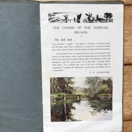 Image 2 of The Charm Of The Norfolk Broads p/back book. C A Hannaford.