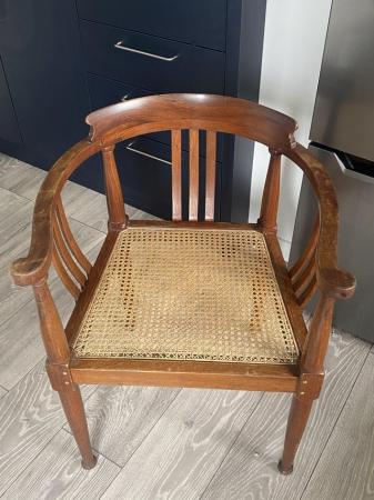 Image 2 of Vintage hardwood chair for sale