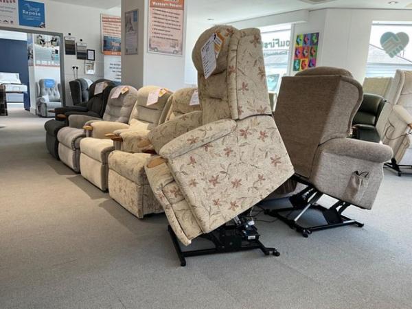 Image 6 of Reconditioned Riser Recliner Chairs Top Brand HSL Sherborne