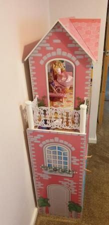 Image 2 of Dolls House including dolls and furniture