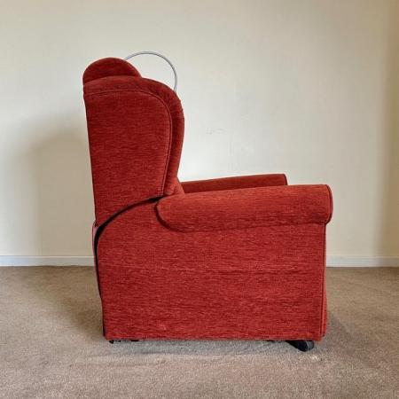 Image 12 of LUXURY ELECTRIC RISER RECLINER RED CHAIR MASSAGE CAN DELIVER