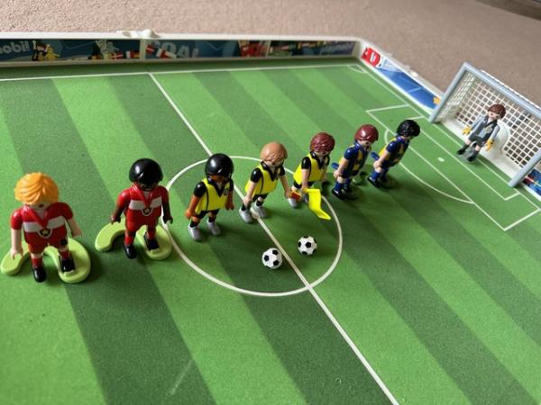 Image 3 of Playmobil (4725) - Football Pitch, Players and Officials