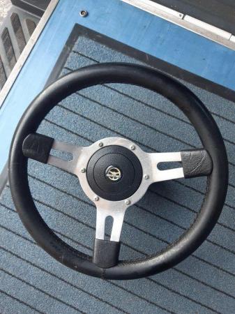 Image 1 of Mountney sports steering wheelvw mk1 Golf and Ford.