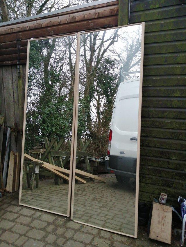 Preview of the first image of Two large mirrors approx 750mm x 2220mm.