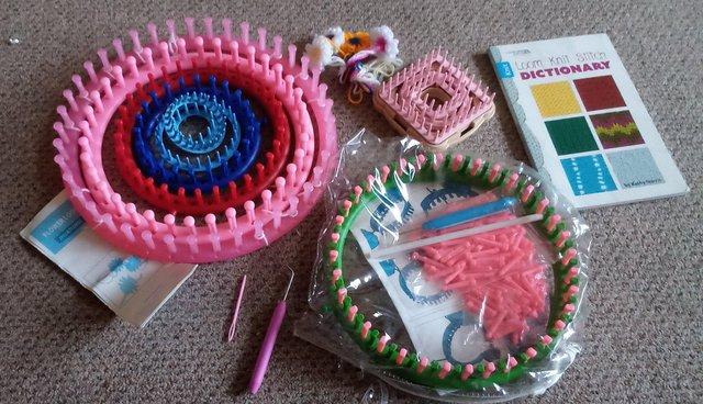 Preview of the first image of Knitting Looms 2 sets. Flower Maker  £5 Per set £12 fo All 3.