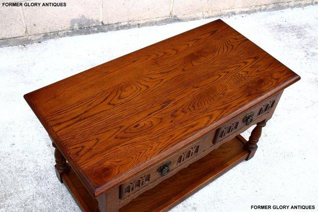 Image 48 of OLD CHARM LIGHT OAK TWO DRAWER OCCASIONAL COFFEE TABLE STAND