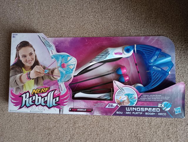 Preview of the first image of Nerf Rebelle windspeed still in box for sale.