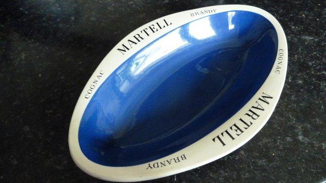 Image 2 of Martell cognac ash tray / oval dish