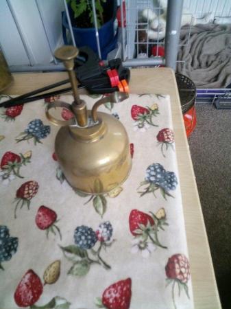 Image 3 of BRASS OIL CANS X2 £6 PUMP OIL