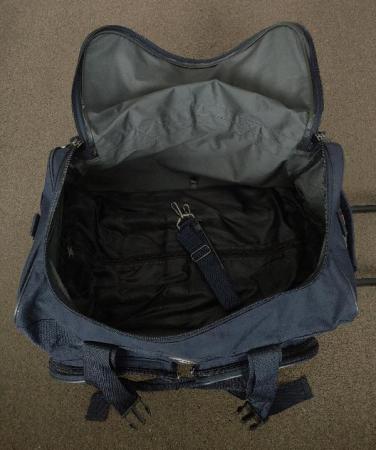 Image 3 of Lanza Navy Blue Wheeled Holdall With Retractable Handle