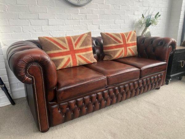 Image 6 of Stunning club Chesterfield armchair. Can deliver.
