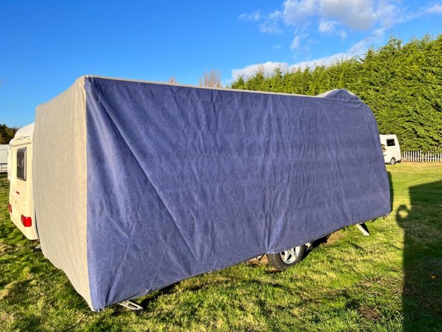Preview of the first image of Specialised Caravan Cover - Bailey Unicorn Seville/Pegasus.