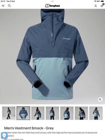 Image 2 of New Berghaus smock waterproof jacket