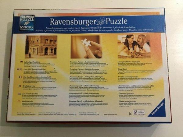 Image 3 of Ravensburger 1000 piece jigsaw titled Upstairs Downstairs.