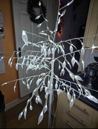 Image 2 of White Light Decorative Tree~ Festive