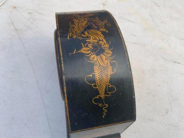 Image 8 of Chinoiserie mantel clock by Mappin & Webb of London