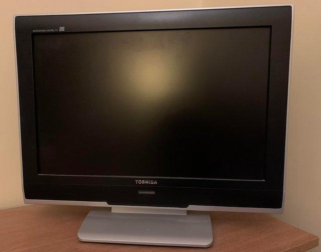 Preview of the first image of Toshiba 19” TV . . . . . . . ..