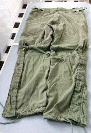 Image 17 of Ex-Forces Green Cargo Trousers.  Waist 30" to 36".