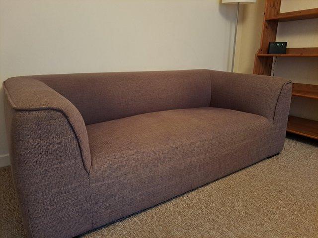 Preview of the first image of Habitat grey sofa in good used condition. Comfortable.