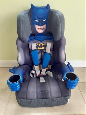 Image 2 of Batman childrens car seat. Stage 1 2 3