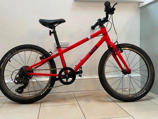Image 3 of Lightweight geared red 20” kids bike in excellent condition
