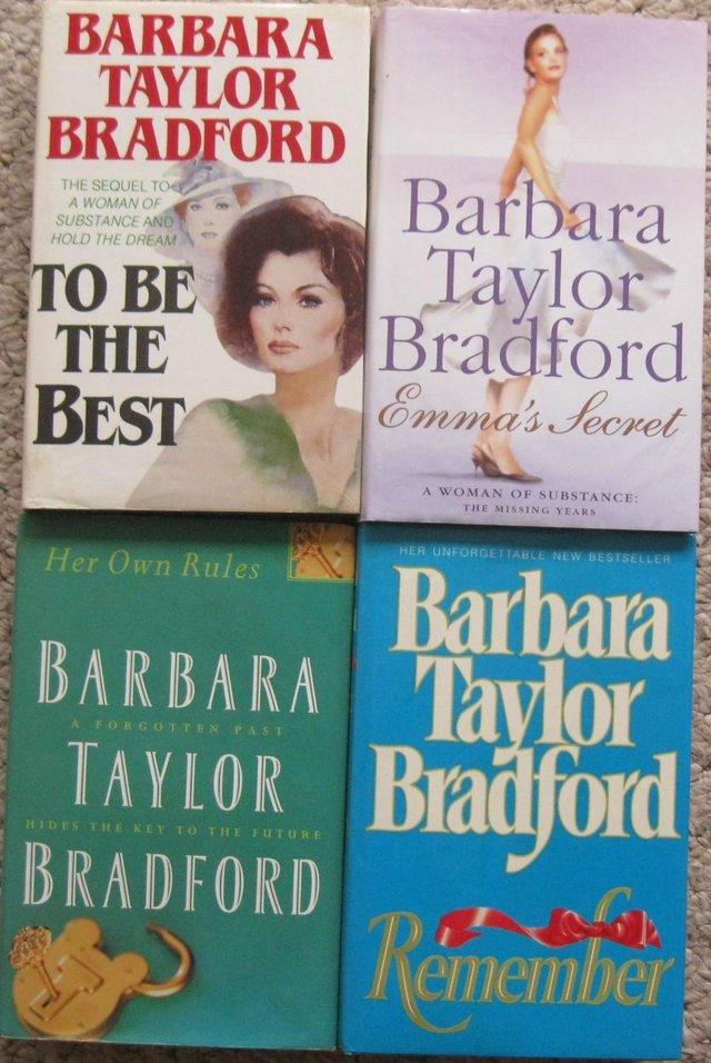 Preview of the first image of Barbara Taylor Bradford books, Hardback and paperback..