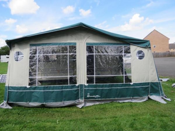 Image 1 of Isabella Capri Lux Green Full size awning