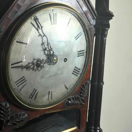 Image 5 of Steeple Clock double Fusee Rosewood cased