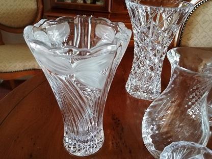 Image 2 of Selection of five different glass vases