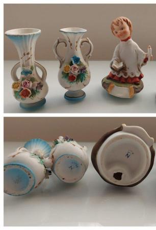 Image 1 of Capodimonte Vases and Figurine Collection